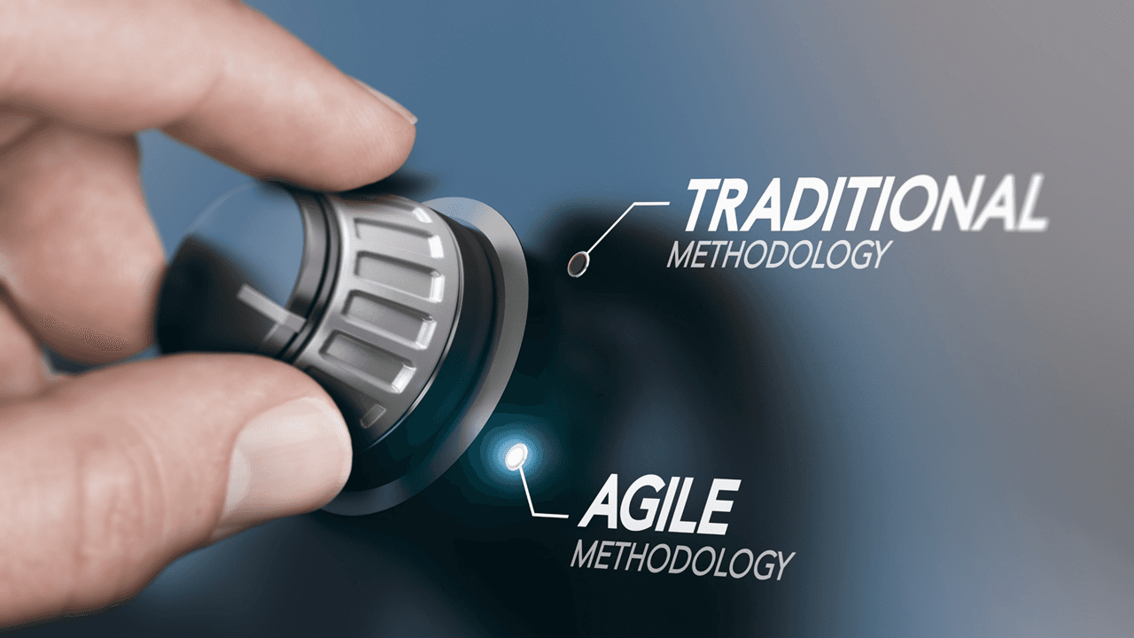 Dial turning between Traditional and Agile project methodology